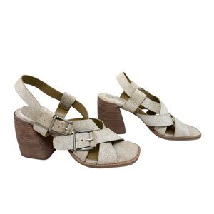 Vince Camuto Penina New Tortilla Leather Women's Heeled Sandals size 7
